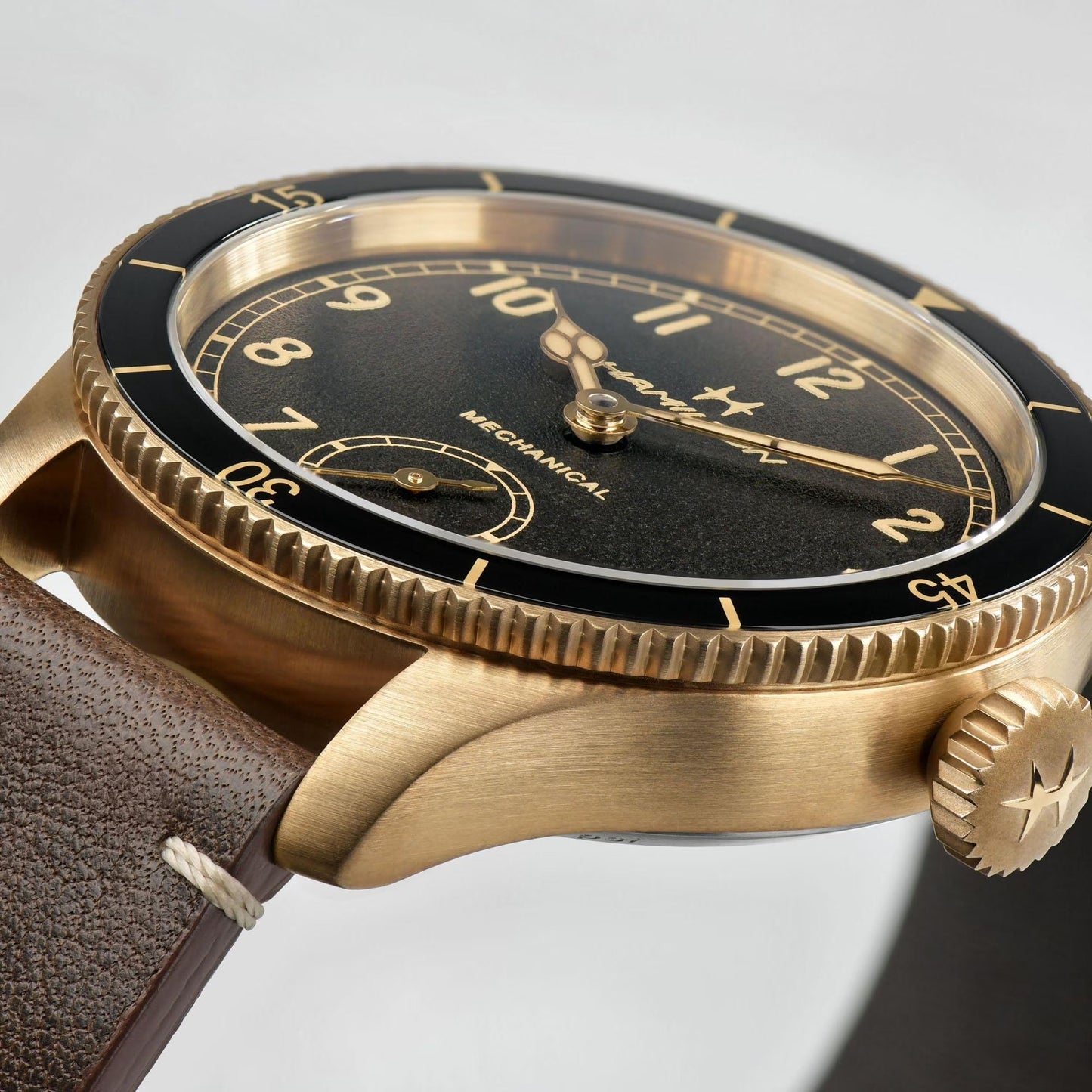 KHAKI AVIATION PILOT PIONEER BRONZE Meccanico | 43mm | H76709530 - Simmi Gioiellerie -Orologi