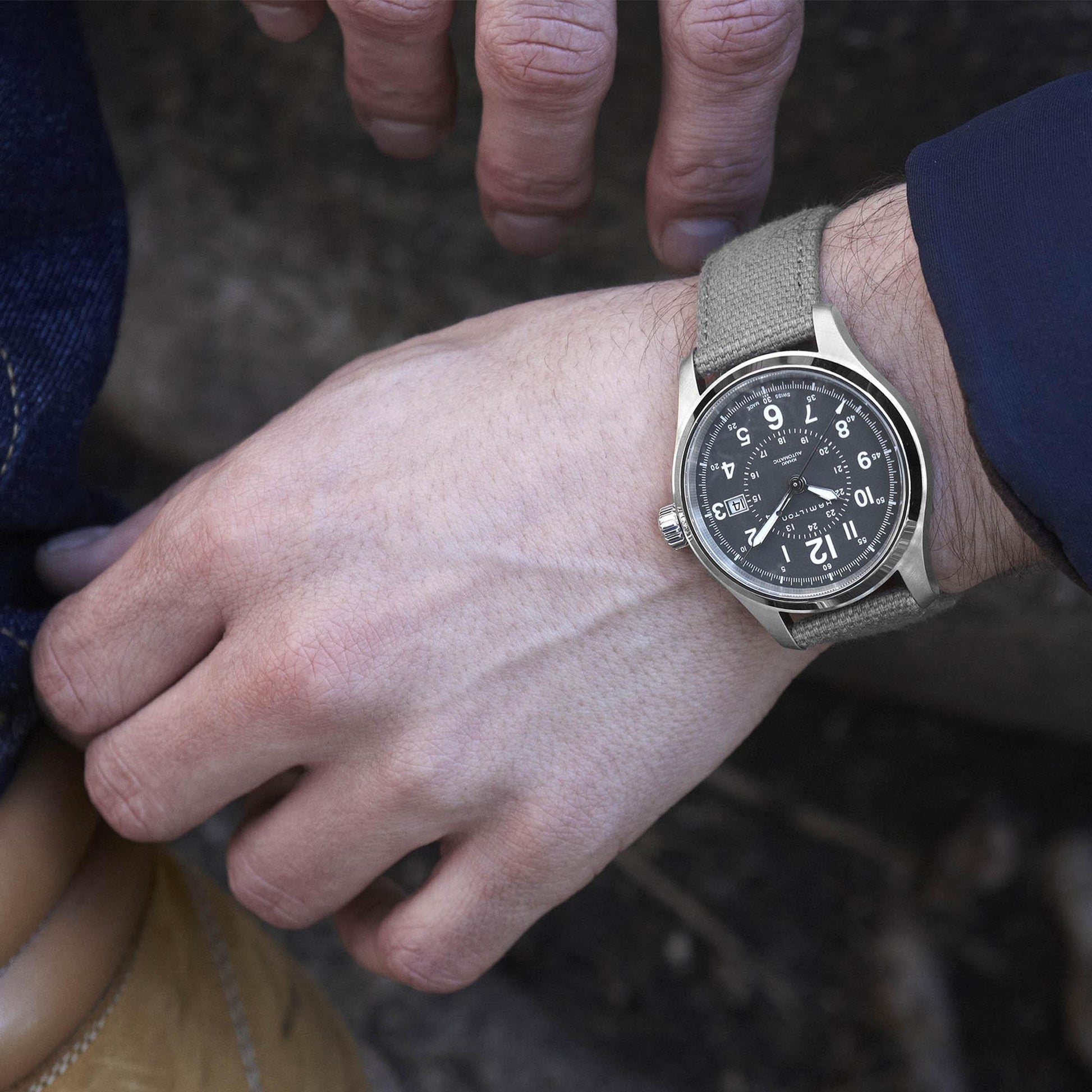 Khaki Field Auto Carica automatica | 40mm | H70595963 - Simmi Gioiellerie -Orologi