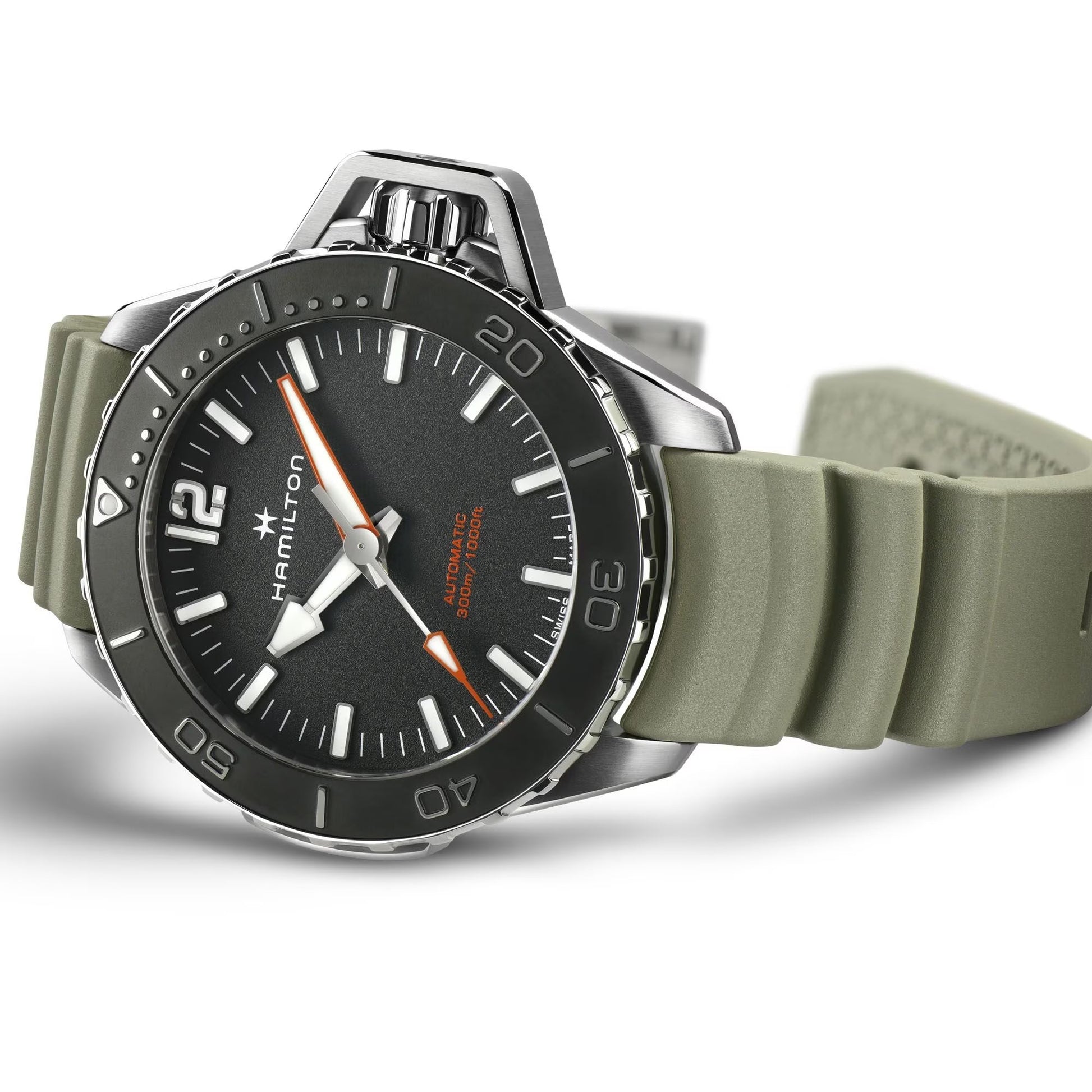 KHAKI NAVY FROGMAN AUTO Carica automatica | 46mm | H77825331 - Simmi Gioiellerie -Orologi