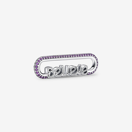 Link “Believe” Pietre Viola Pandora ME - 790767C01 - Simmi Gioiellerie -Charm