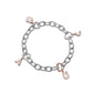 LOCK YOUR LOVE BRACCIALE ARGENTO E ORO ROSA - Simmi Gioiellerie -