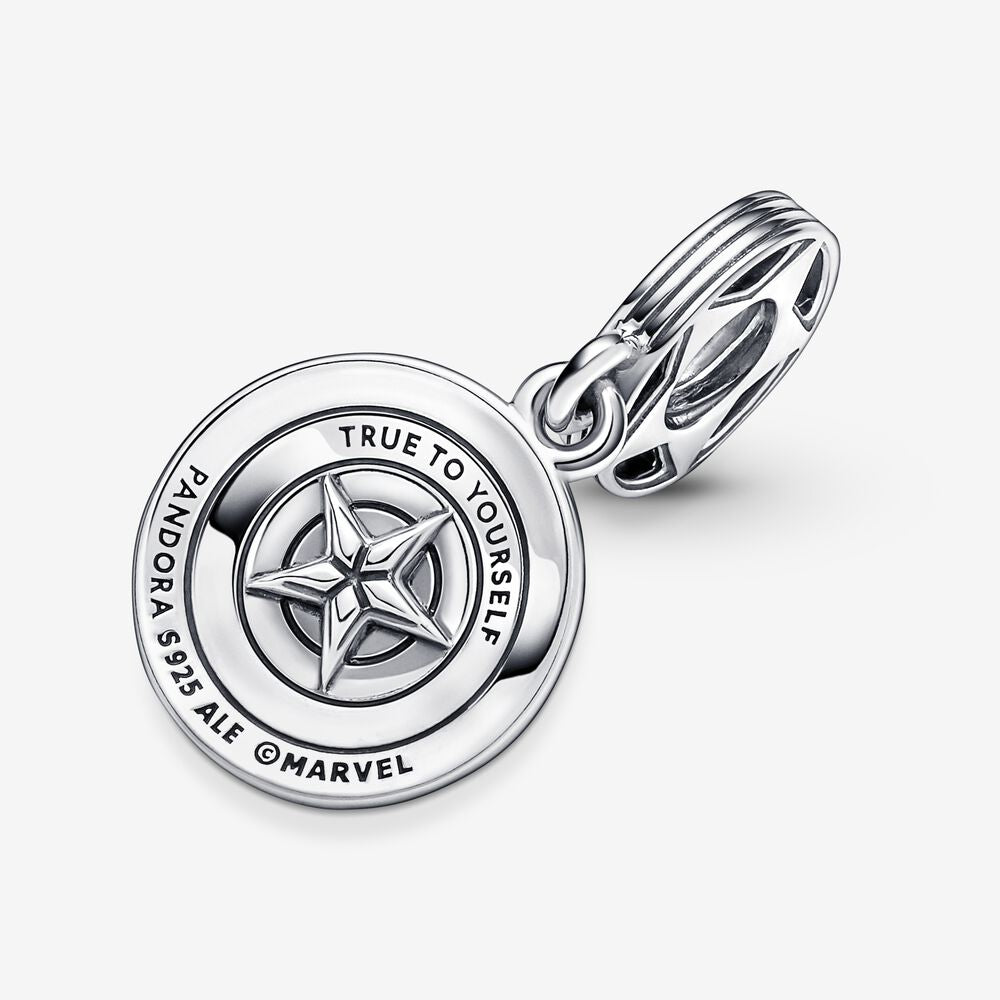 Marvel, Avengers, Pendente Scudo di Captain America - 790780C01 - Simmi Gioiellerie -Charm