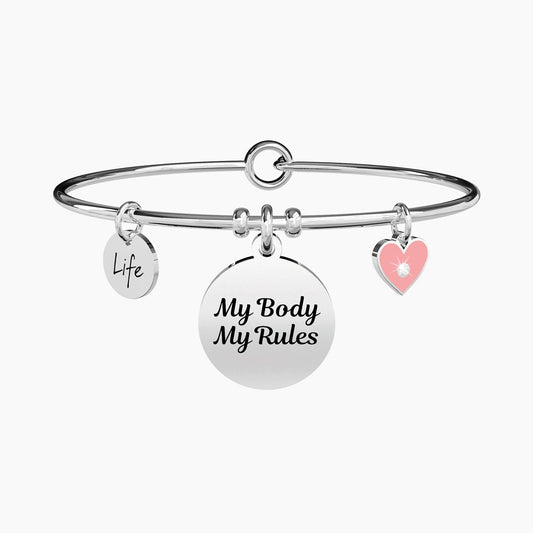 MY BODY MY RULES L'unica regola... È che sono io a stabilire le regole. - 731720 - Simmi Gioiellerie -Bracciali