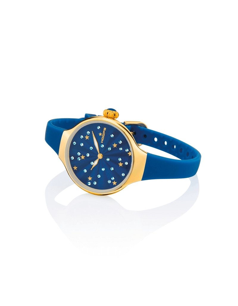 NOUVEAU CHÉRIE SLIDING ETOILE GOLD CLASSIC BLU - Simmi gioiellerie -Orologio