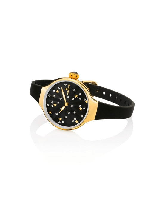 NOUVEAU CHÉRIE SLIDING ETOILE GOLD NERO - Simmi gioiellerie -Orologio