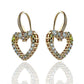 Orecchini cuore con diamanti fancy - Simmi Gioielli - Simmi Gioiellerie -Orecchini