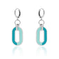 Orecchini da donna in bronzo argentato Unoaerre con smalto azzurro - 2079 - Simmi Gioiellerie -Orecchini