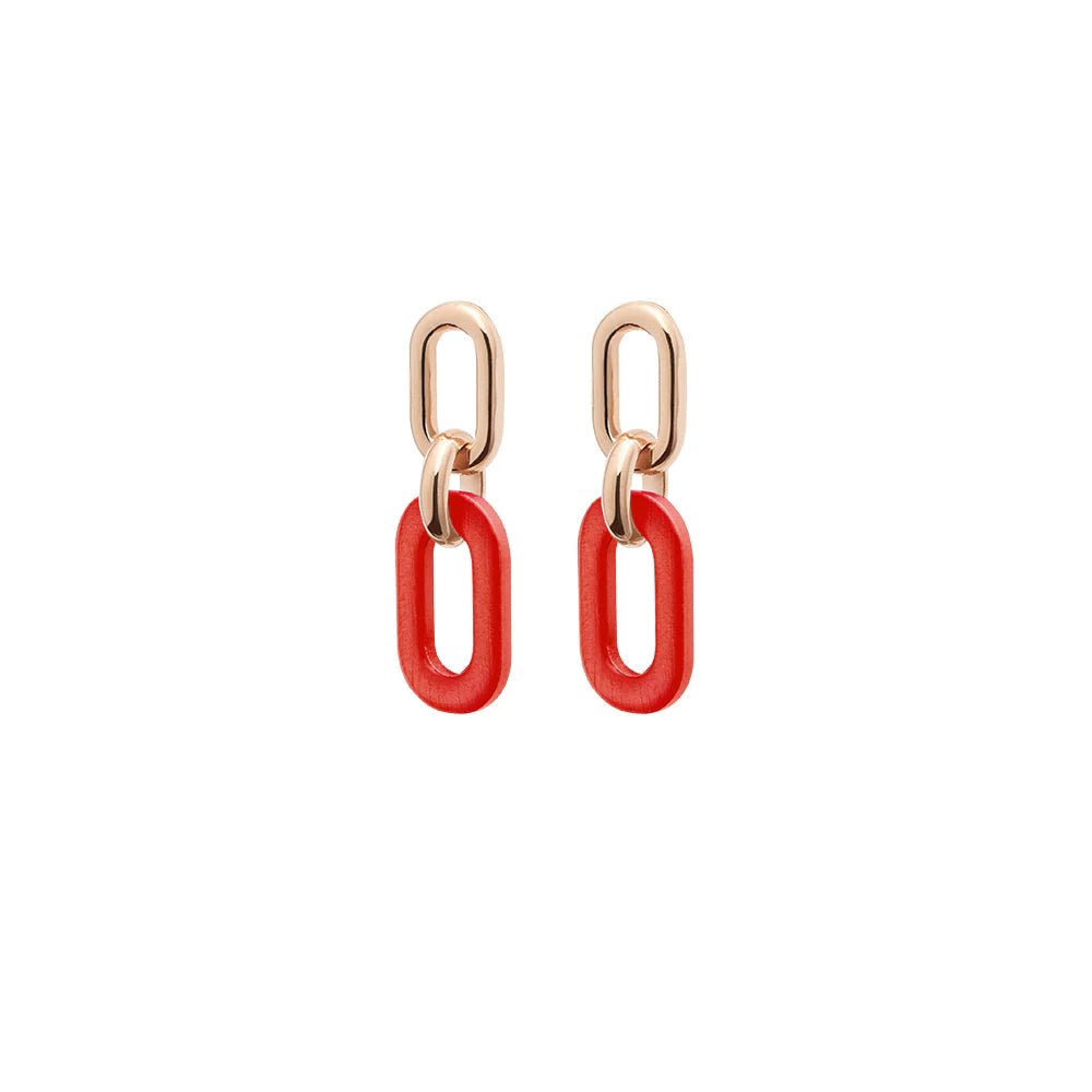 Orecchini da donna Mini Chain ROSSOprezioso - Simmi Gioiellerie -Orecchini