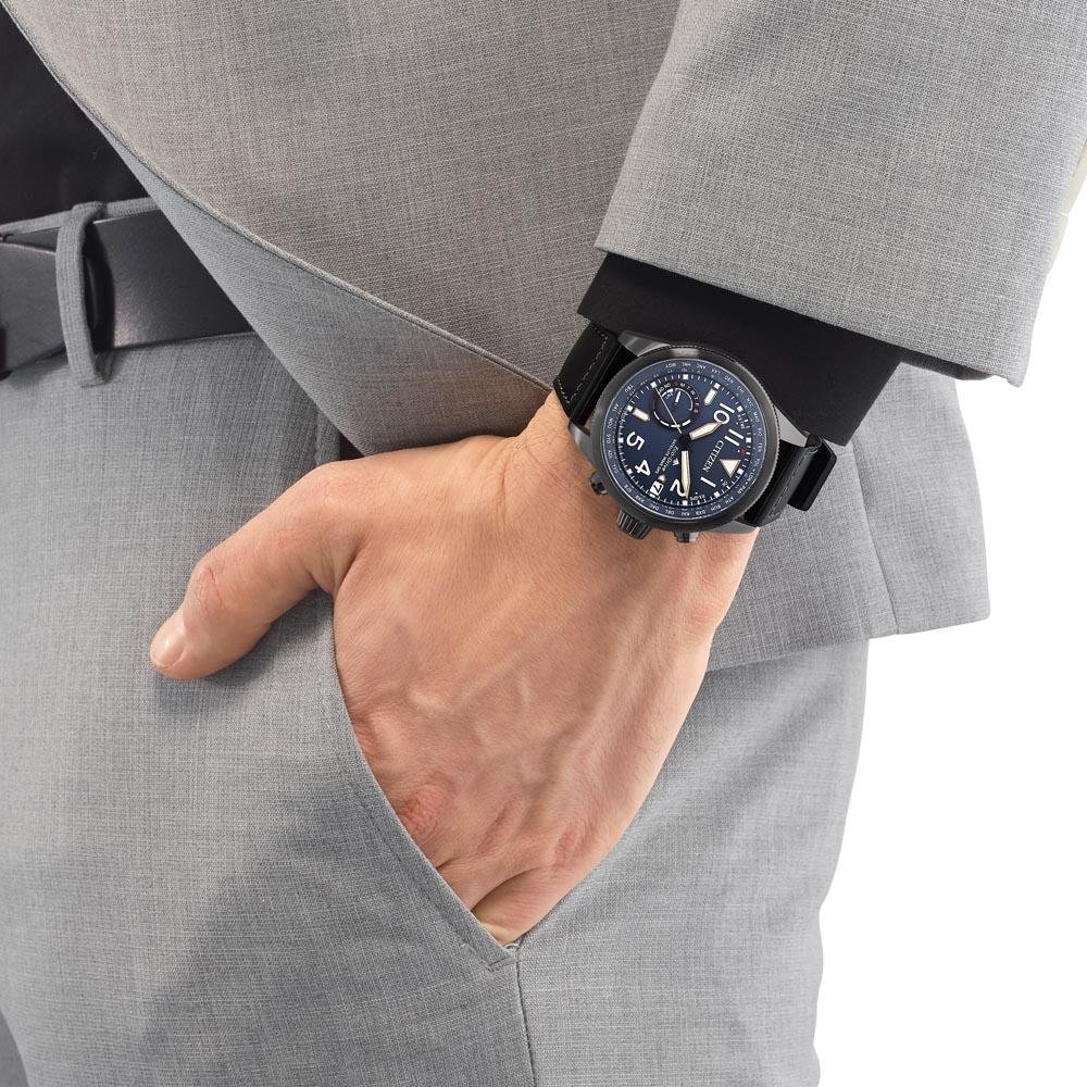 Orologio Citizen Stellite Wawe GPS F150 Eco-Drive 44mm Blu da Uomo - Simmi Gioiellerie -Orologi