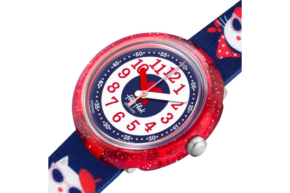 Orologio da bambino solo tempo Flik Flak - CATITUDE - ZFPNP065 - Simmi Gioiellerie -