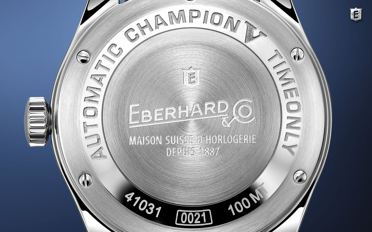 Orologio da uomo solo tempo Eberhard & Co. - CHAMPION V TIMEONLY - 41031.3 - Simmi Gioiellerie -Orologi