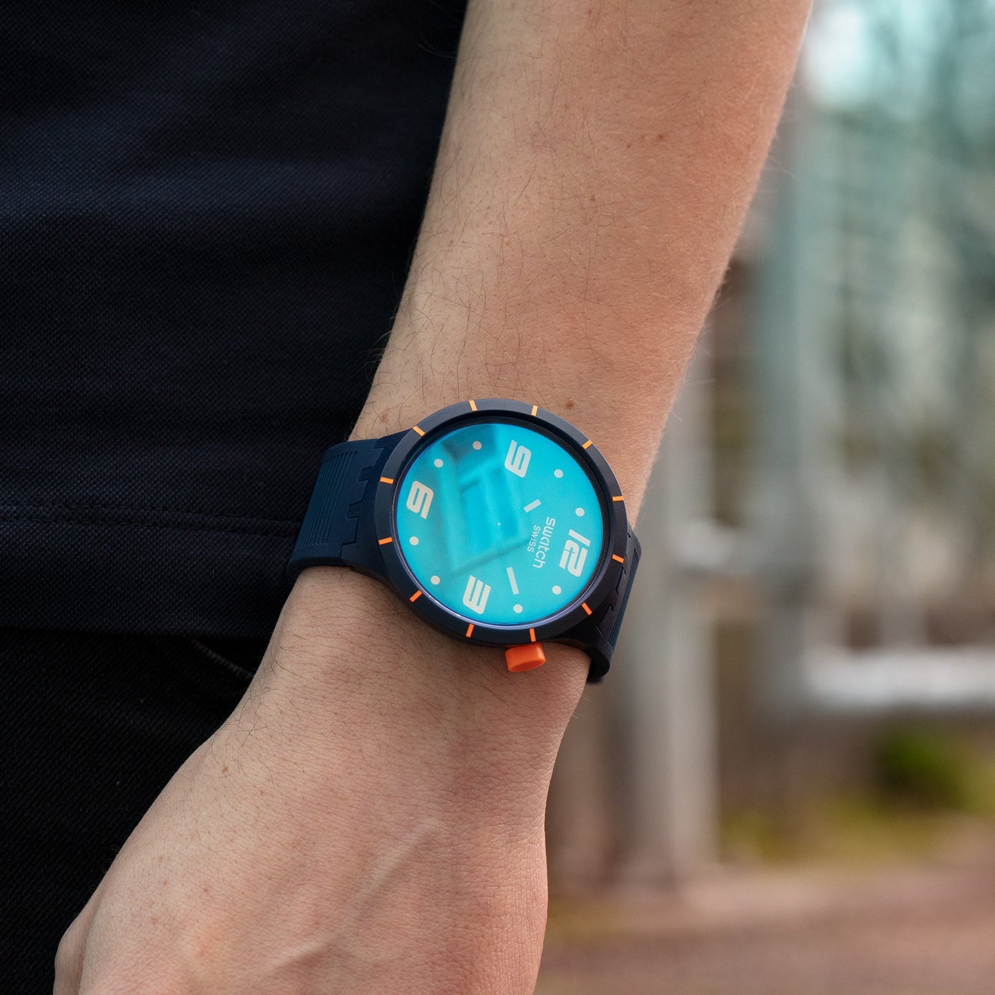 Orologio da uomo Swatch - FUTURISTIC BLUE - SO27N110 - Simmi Gioiellerie -Orologi