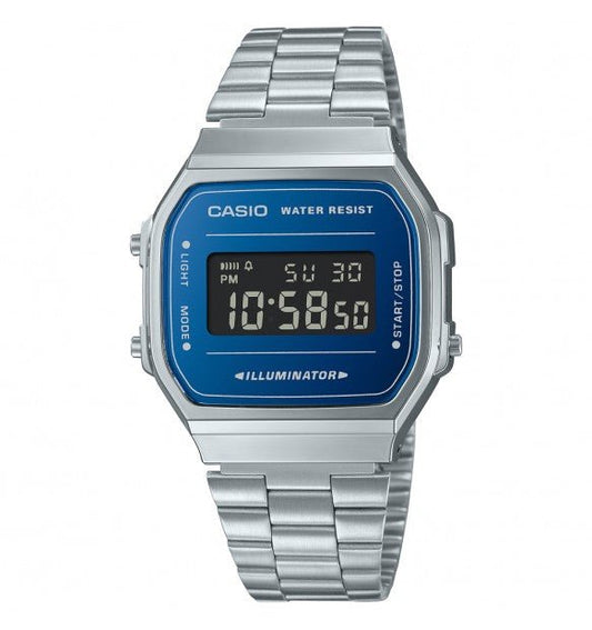 Orologio digitale Casio Vintage Iconic - A168WEM-2BEF - Simmi Gioiellerie -Orologi