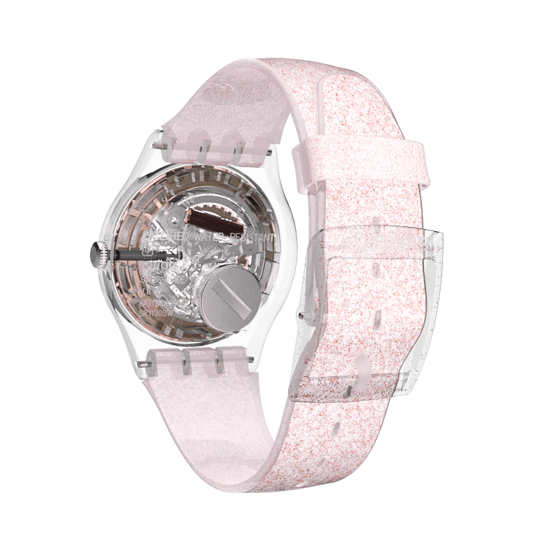 Orologio Swatch da donna PINK GLISTAR SUOK703 Simmi Gioiellerie