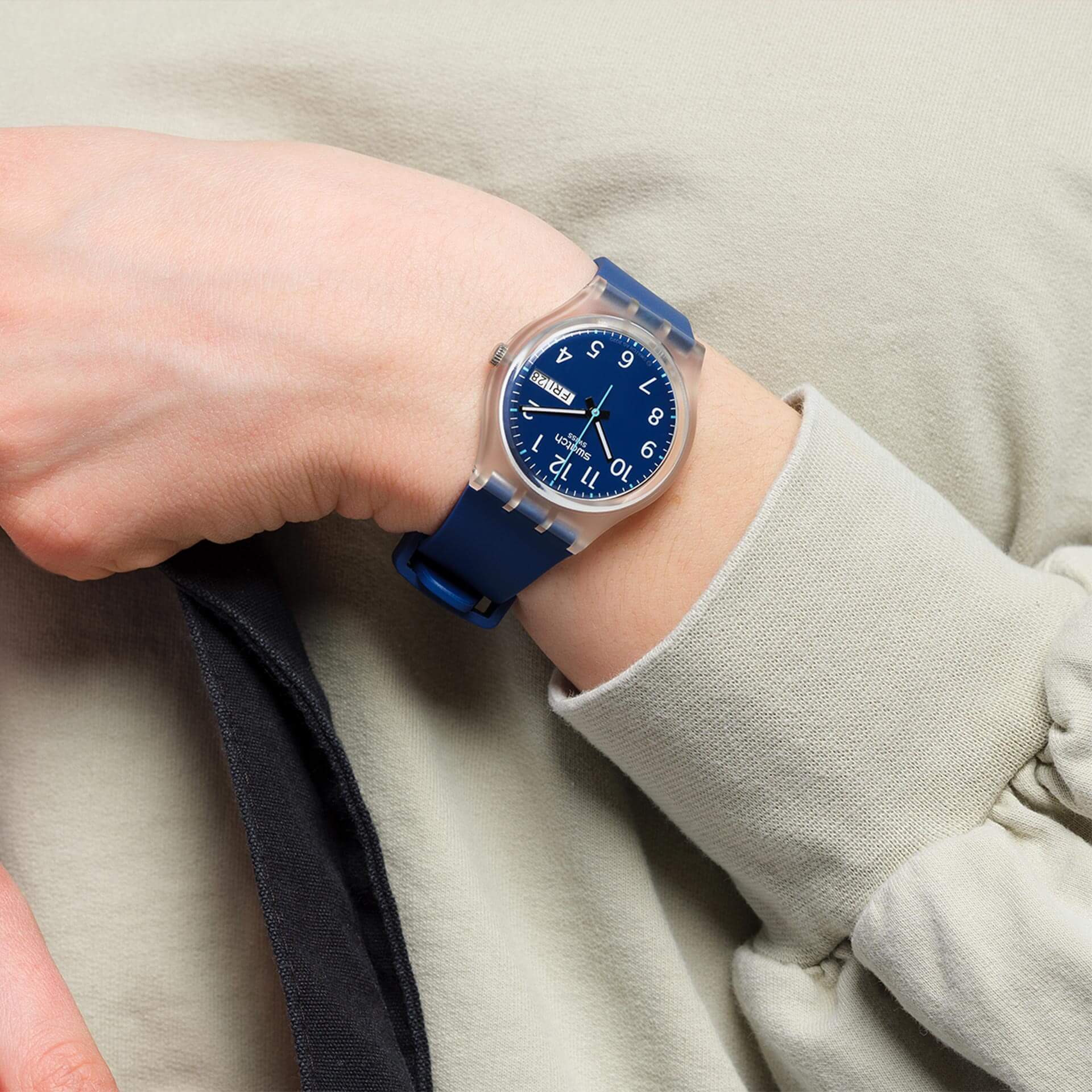 Orologio Swatch RINSE REPEAT NAVY - ge725 - Simmi Gioiellerie -Orologi