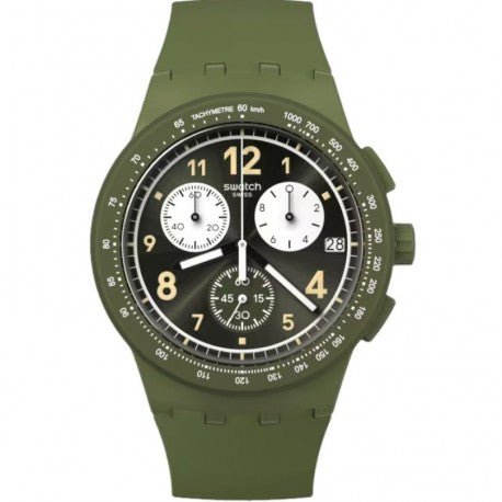 Orologio Swatch Unisex - NOTHING BASIC ABOUT GREEN - SUSG406 - Simmi Gioiellerie -Orologi