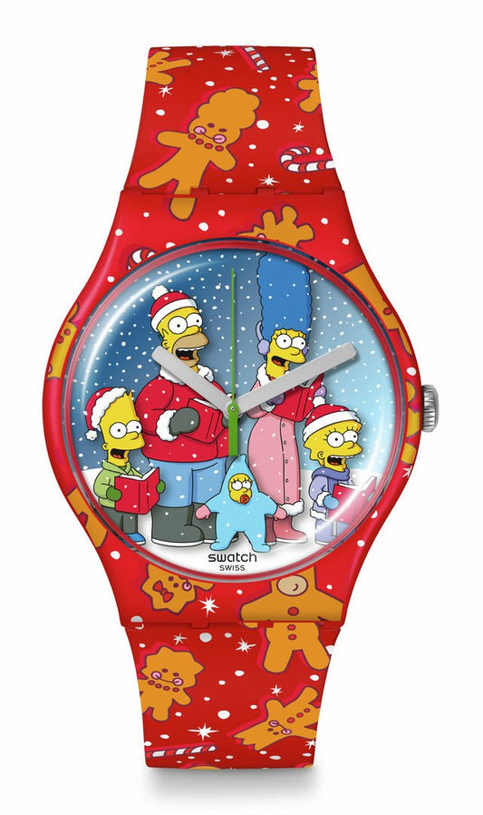 Orologio Swatch Unisex - WONDROUS WINTER WONDERLAND - SUOZ361 - Simmi Gioiellerie -Orologi