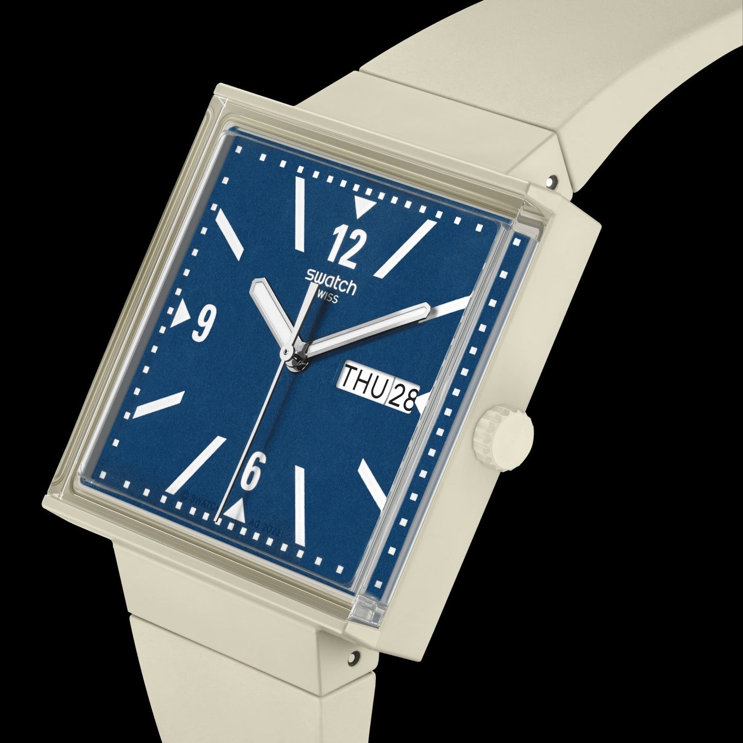 Orologio unisex Swatch WHAT IF…BEIGE? - Simmi Gioiellerie -Orologi