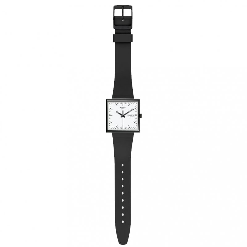 Orologio unisex Swatch - WHAT IF…BLACK? - SO34B700 - Simmi Gioiellerie -Orologi