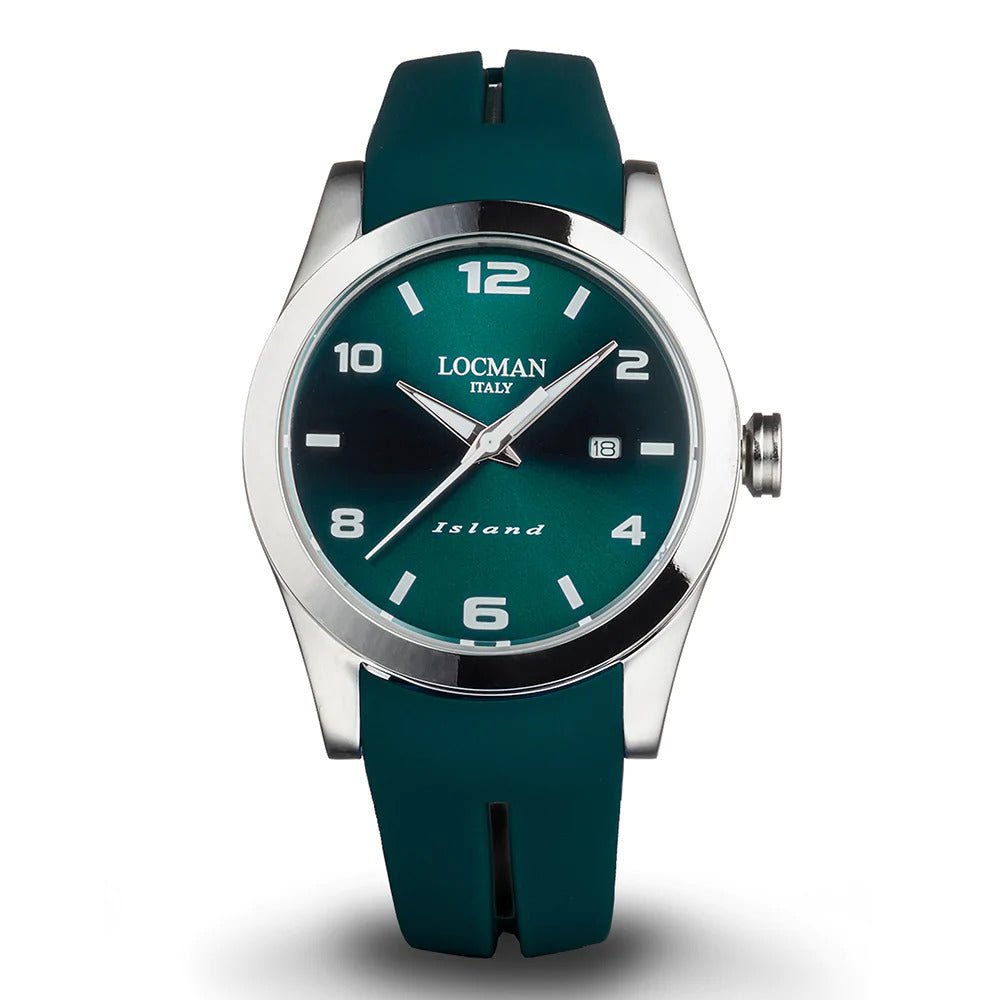 Orologio Uomo Acciaio Verde Island Locman 0613A19S00PTWHSL - Simmi Gioiellerie -Orologi