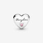 Pandora charm a cuore Figlia - 791726PCZ - Simmi gioiellerie -Charm