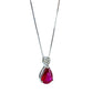 Pendende con rubino e diamanti - Simmi Gioiellerie -Collane