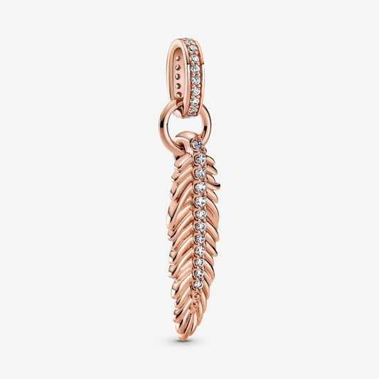Pendente Piuma Luminosa - 789550C01 - Simmi Gioiellerie -Charm