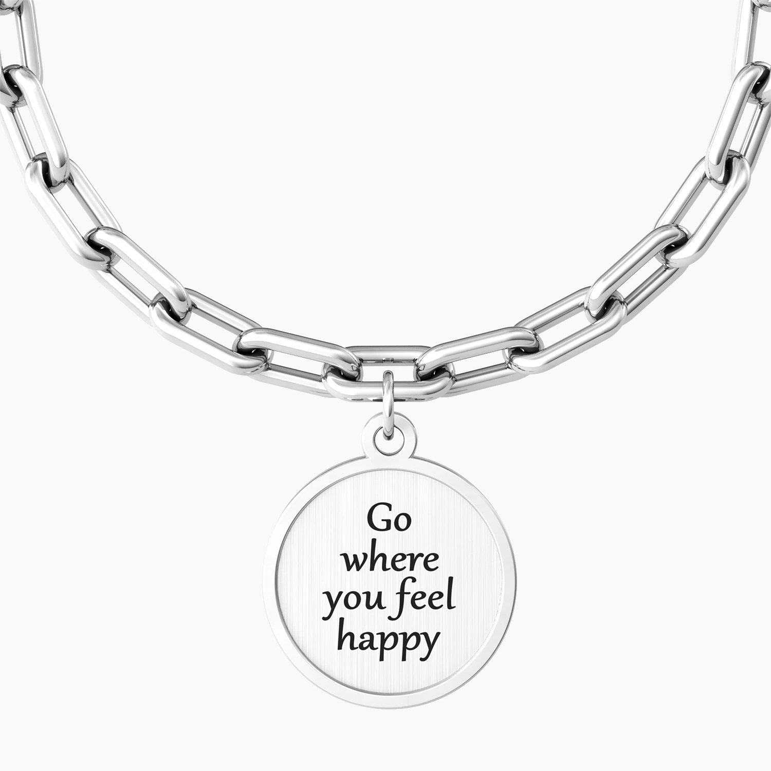 ROSA DEI VENTI | FELICITÀ Nord, sud, ovest, est. Non esiste una direzione giusta o sbagliata. Segui sempre e solo quella che ti rende felice. - 731929 - Simmi Gioiellerie -Bracciali