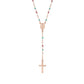Rosario Classico Cristalli Multicolor - CRO10RRRV4 - Simmi Gioiellerie -Collane