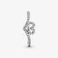 Sparkling Wishbone Heart Ring - 199302C01 - Simmi Gioiellerie -Anelli