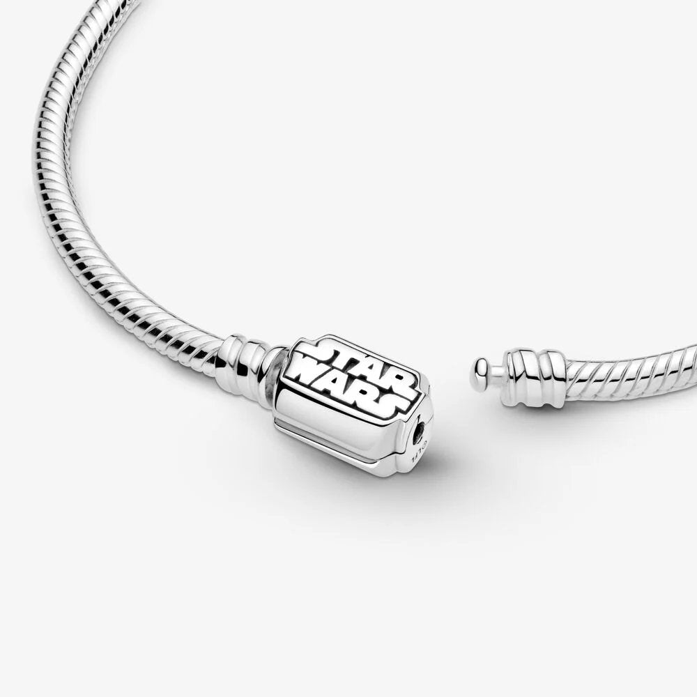 Star Wars, bracciale Pandora Moments con maglia snake - 599254C00 - Simmi gioiellerie -Charm