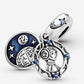 Star Wars, charm Pandora pendente doppio Principessa Leila - 799251C01 - Simmi gioiellerie -Charm