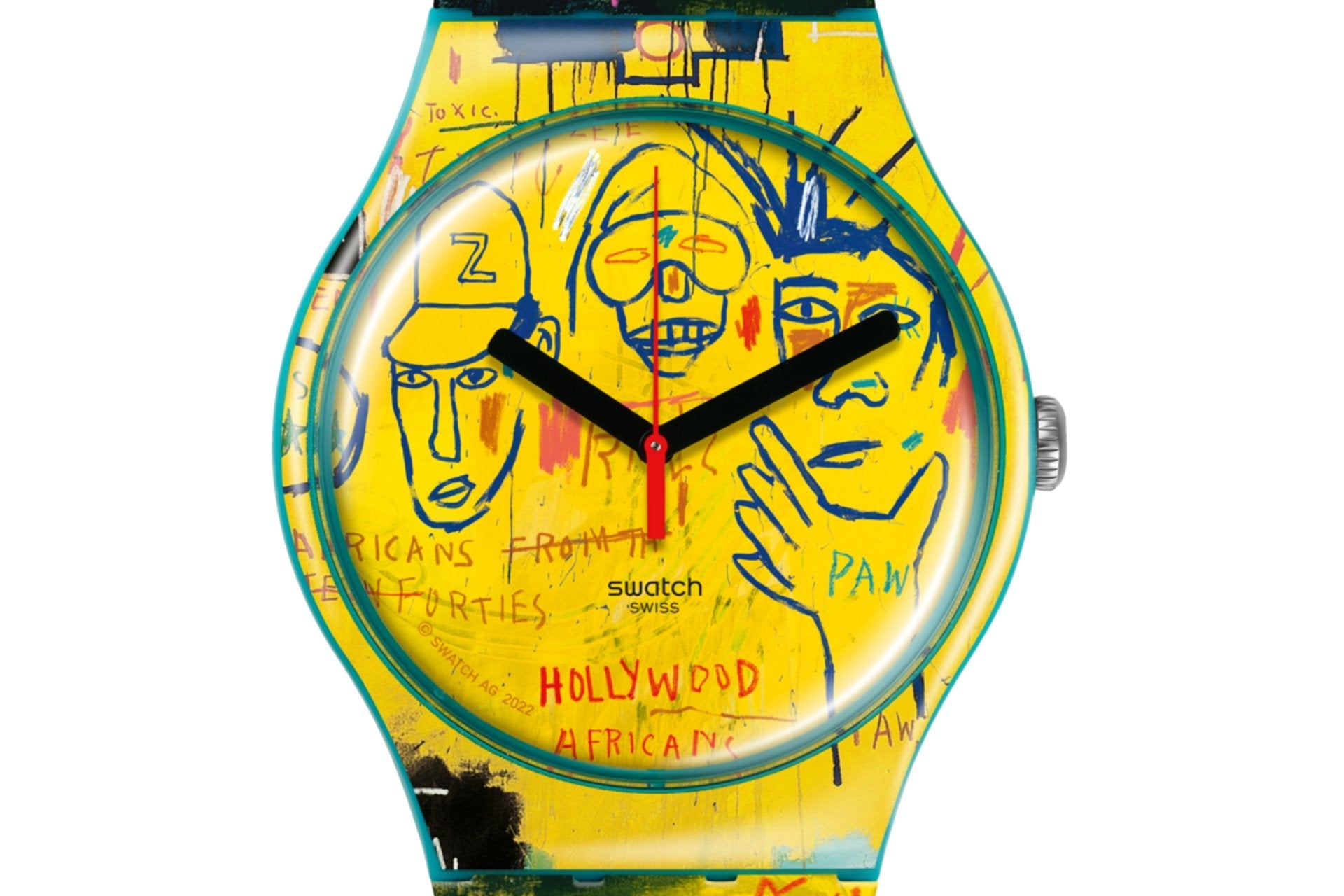 SWATCH ART JOURNEY 2023 HOLLYWOOD AFRICANS BY JM BASQUIAT - SUOZ354 - Simmi Gioiellerie -Orologi