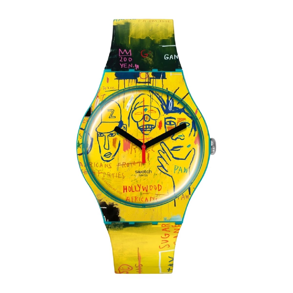 SWATCH ART JOURNEY 2023 HOLLYWOOD AFRICANS BY JM BASQUIAT - SUOZ354 - Simmi Gioiellerie -Orologi