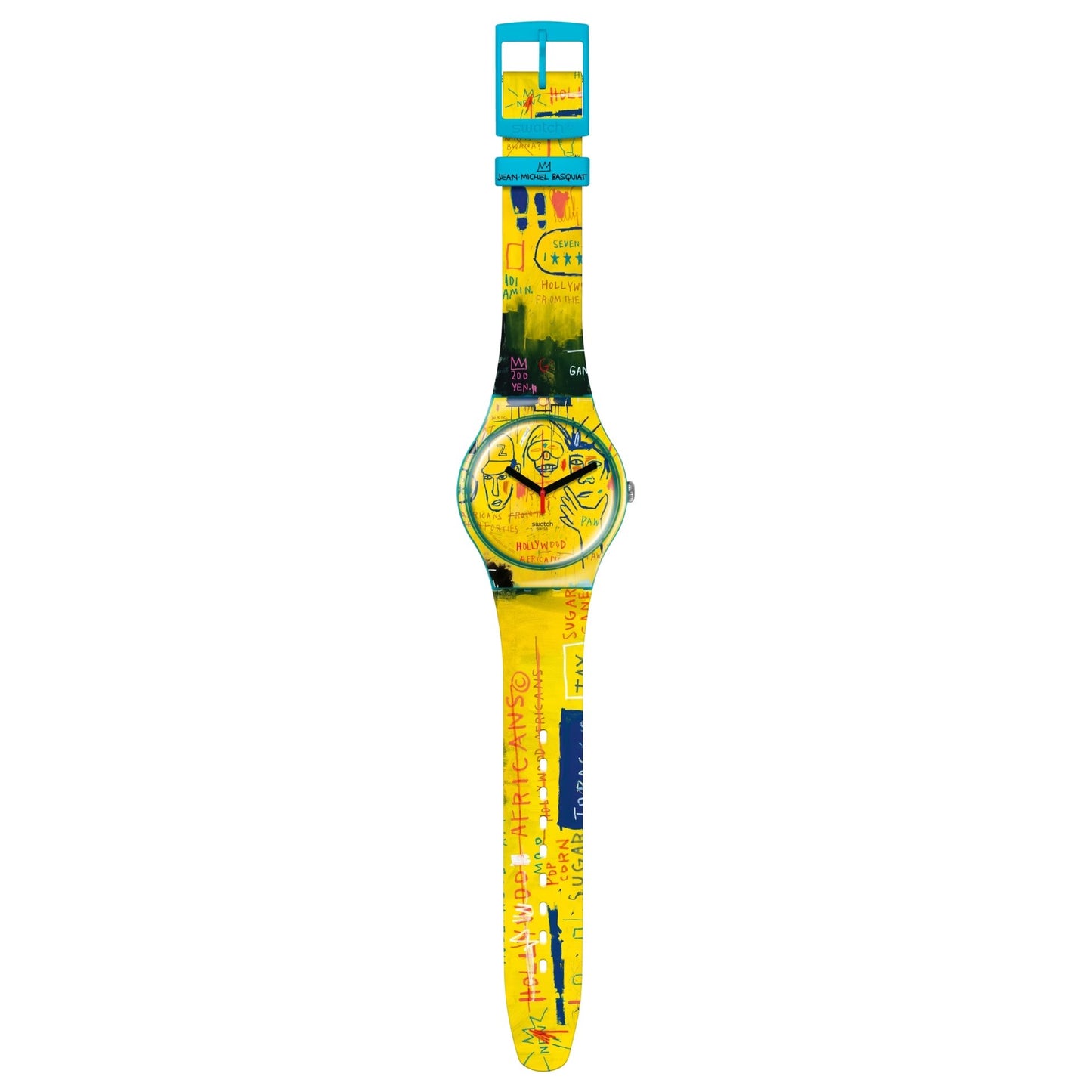 SWATCH ART JOURNEY 2023 HOLLYWOOD AFRICANS BY JM BASQUIAT - SUOZ354 - Simmi Gioiellerie -Orologi