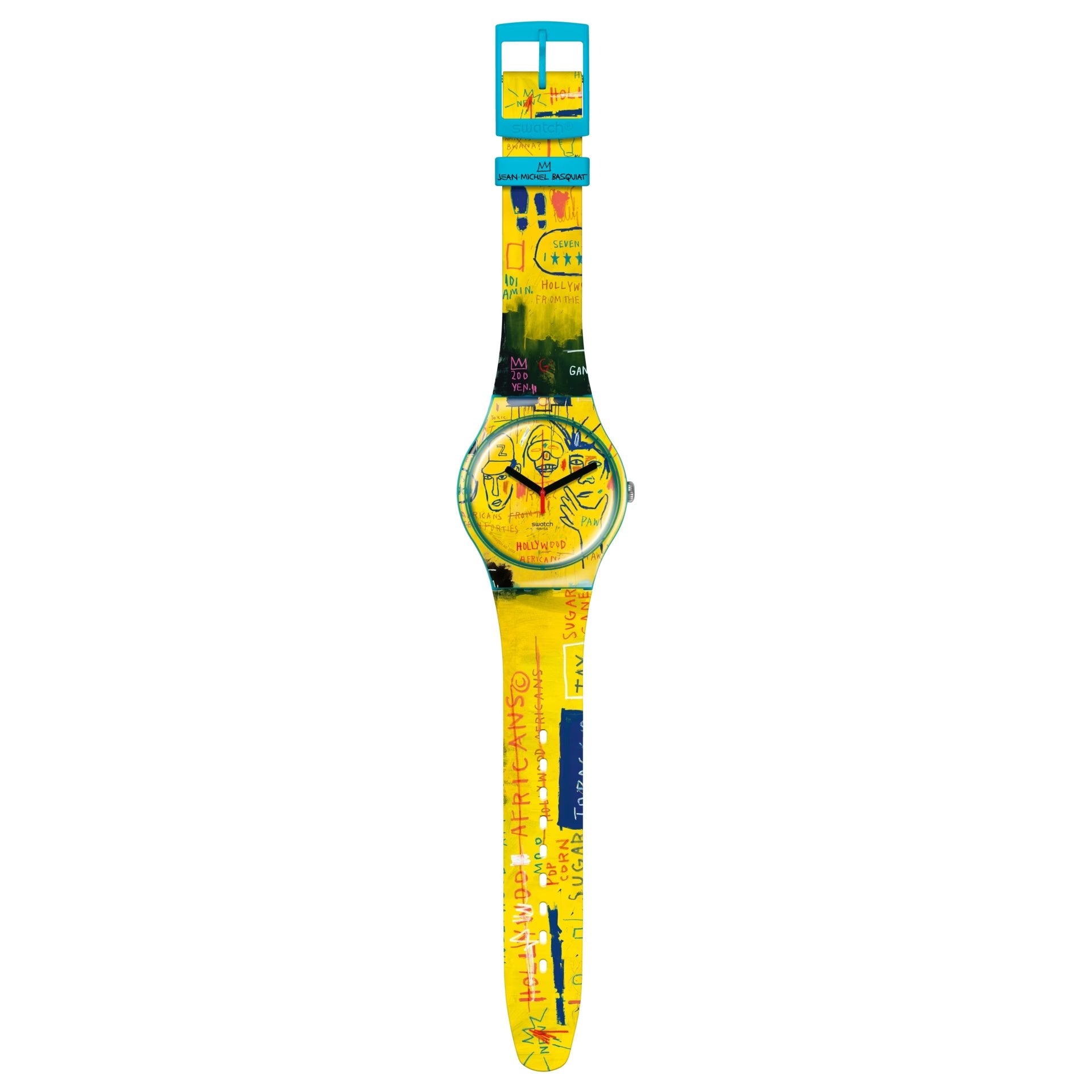 SWATCH ART JOURNEY 2023 HOLLYWOOD AFRICANS BY JM BASQUIAT - SUOZ354 - Simmi Gioiellerie -Orologi