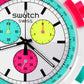 SWATCH NEON SWATCH THE PURITY OF NEON - SB06W100 - Simmi Gioiellerie -Orologi