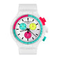 SWATCH NEON SWATCH THE PURITY OF NEON - SB06W100 - Simmi Gioiellerie -Orologi