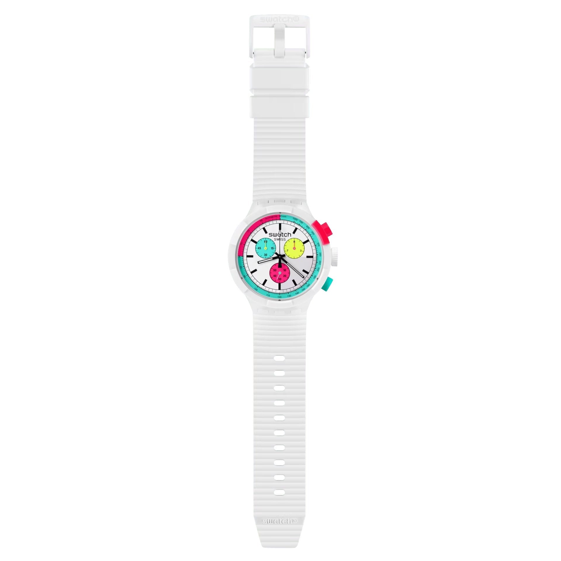 SWATCH NEON SWATCH THE PURITY OF NEON - SB06W100 - Simmi Gioiellerie -Orologi