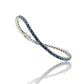 Tennis in oro bianco con zaffiri - Simmi Gioiellerie -Bracciali