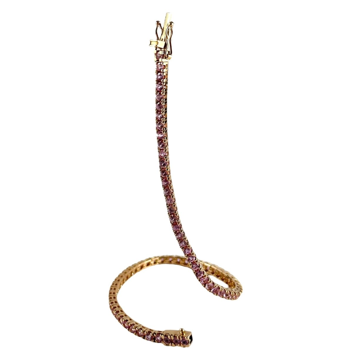 Tennis in oro rosa e zaffiri - Simmi Gioiellerie -Bracciali