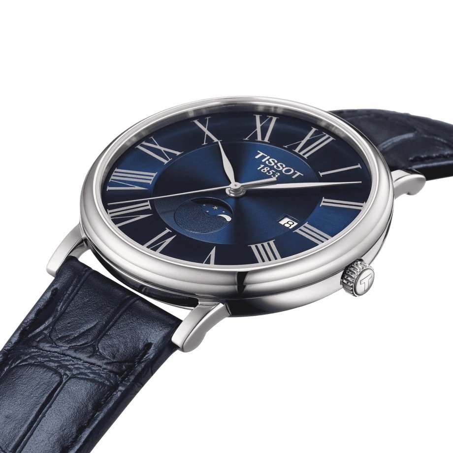 TISSOT CARSON PREMIUM GENT MOONPHASE T122.423.16.043.00 - Simmi Gioiellerie -