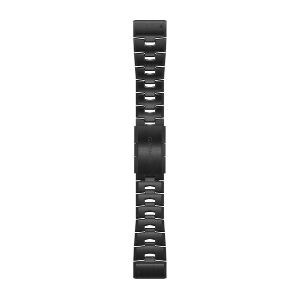 Watch Band QuickFit® 26 Bracciale in titanio traspirante con rivestimento DLC grigio carbone - 010-12864-09 - Simmi Gioiellerie -Cinturini