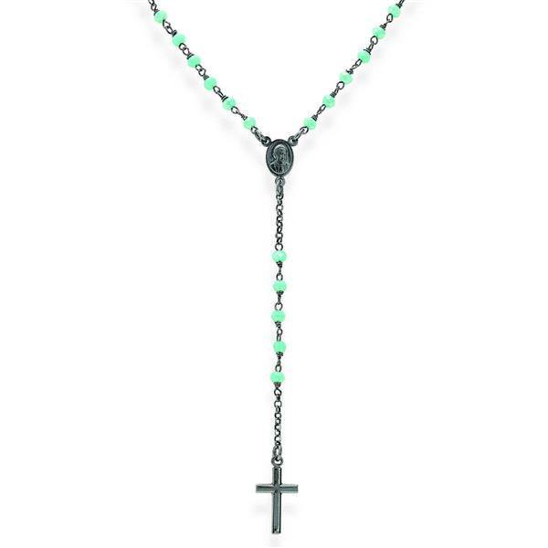 Colla rosario argento - CRONT4 - Simmi gioiellerie -Collane